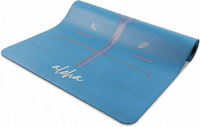 Aloha Bliss Premium Yoga Mat β 72β x 27 - Thick, Non-Slip & Durable | Sweat-Resistant, Lightweight & Portable | Perfect for Yoga, Pilates, Home Workouts, Gym & Studio Practice - Eco-Friendly