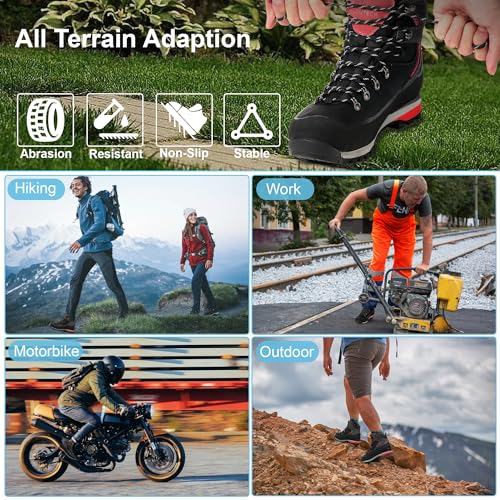 Louteck Men's Hiking Boots – Durable and Comfortable Men's Climbing Boots for Rugged Outdoor Adventures, Perfect for Hikin...