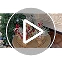 winemana 6 Pcs Mini Christmas Tree Table Decorations, 9" Small Artificial Trees with Red Berries Pine Cone Tabletop Center...