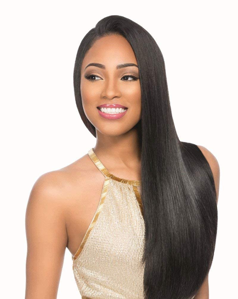 Sensationnel Empire yaki human hair - tangle free weaving for quick weave and sew in styles for faux highlights - 1 pack (28 inc