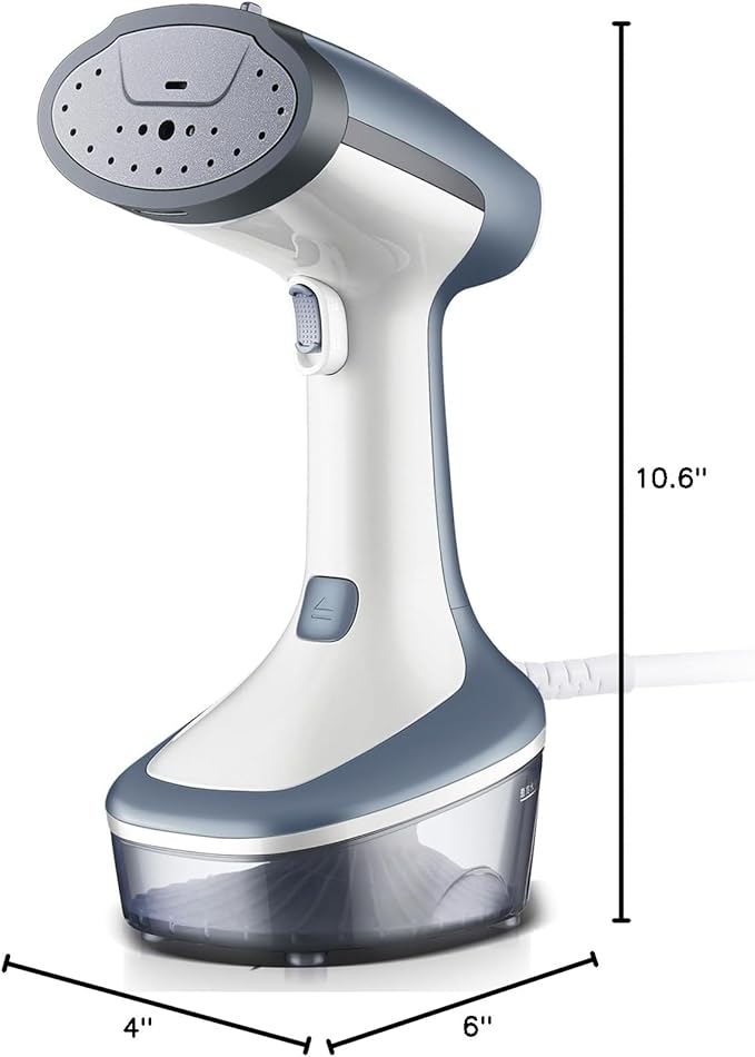 YIKA Steamer for Clothes, 30s Heat Up, 300ml Water Tank, Portable Garment & Clothing Wrinkle Remover, Travel Steam Iron with 25 Minutes Continuous Steam for All Kinds of Fabrics