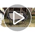 Nice C Heated Camping Chair with Battery, Outdoor Heated Folding Chairs, Double Padded Camping Chair for Adults, Camping C...