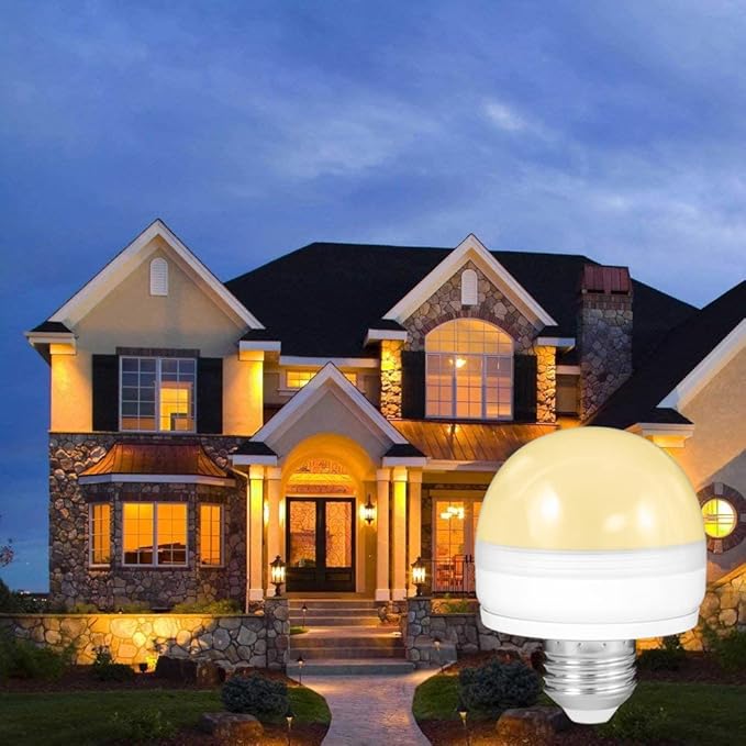 BLUEYE Rechargeable Battery Operated Light Bulb,2Packs,300LM,40W Equivalent,E26 Detachable Charging(E12 available),4 Color Temperature,Remote Control Puck Emergency Lamp,Timer,Dimmer,For Non-Hardwired