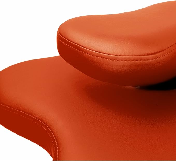 Hans Meditation Chair,Cross Legged Kneeling Chair for Ergonomic Posture Corrective Seat (Orange) (211)