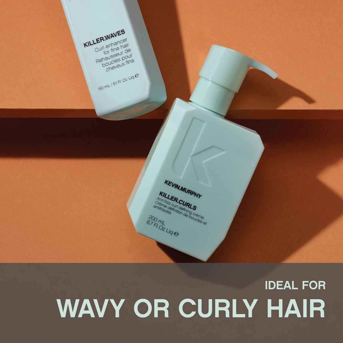 KEVIN.MURPHY KILLER.CURLS - Leave-In Anti Frizz Cream for Curly & Coily Hair - Curl Activating - Flexible Hold - Frizz Ease Curl