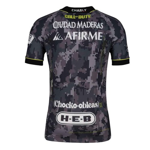 Charly x Call of Duty 23/24 Special Edition Soccer Liga MX Third Jersey Collection - for Fans of Call of Duty and Liga MX! (US, Alpha, Large, Regular, Regular, Queretaro - Gray Oxford)