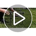 Opliy Folding Camping Table,Portable Table for 1-2 Persons -Collapsible Table Lightweight with Carry Bag for Camping, Hiki...