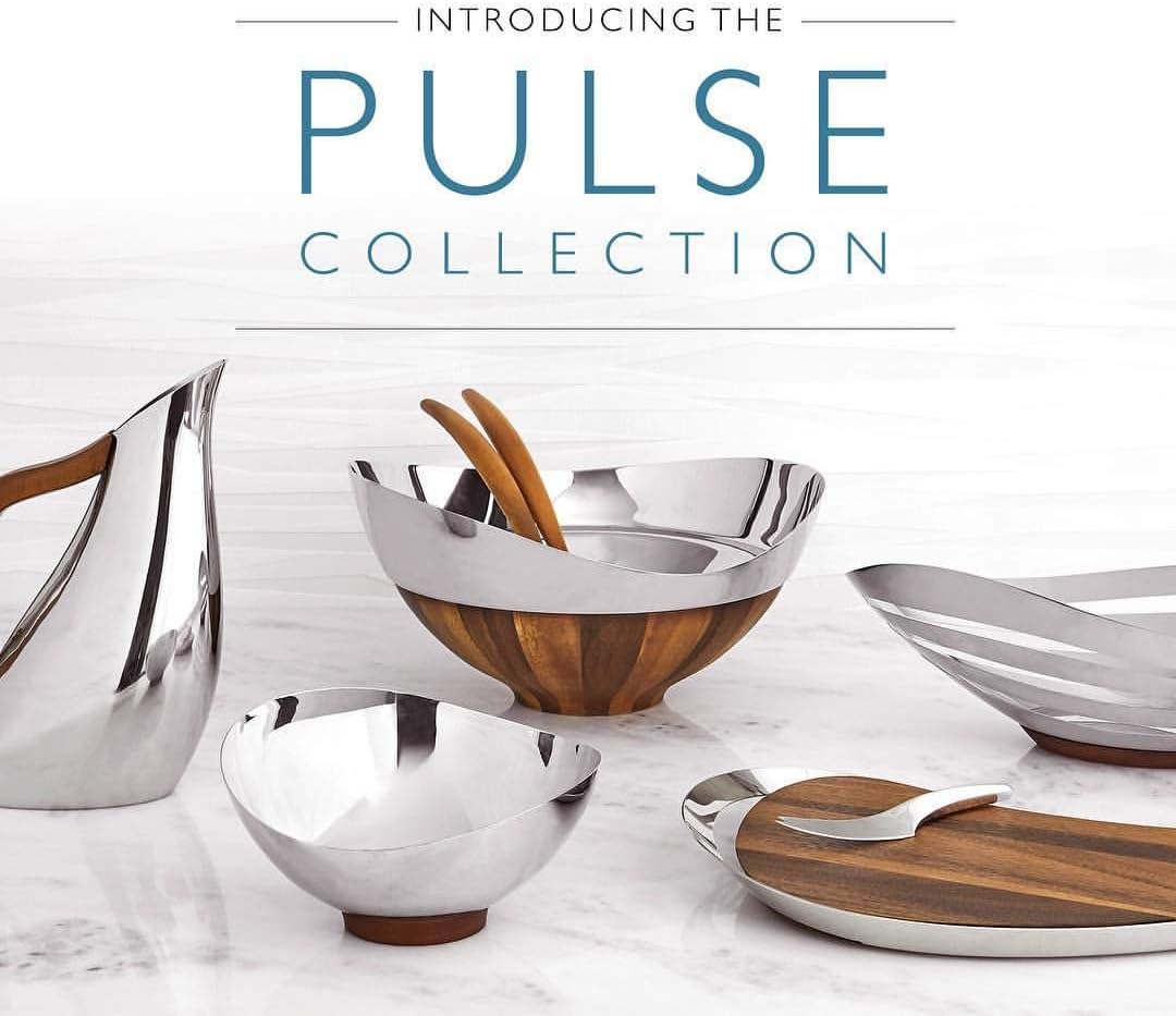 Nambe Pulse Collection Nut Bowl | Snack Serving Bowl for Peanuts Pistachios Cherries Edamame Fruits Candy Appetizer Snacks Olives and Salsa | Dishwasher Safe | Designed by Sena