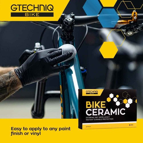 Gtechniq Ultimate Bike Clean & Protect Bundle - Ceramic Bicycle Protection Kit + Bike Cleaner Spray 1L - Prep Spray, Ceramic Protector, Applicator, Microfiber Cloth, Non-Toxic Bike Cleaning Spray