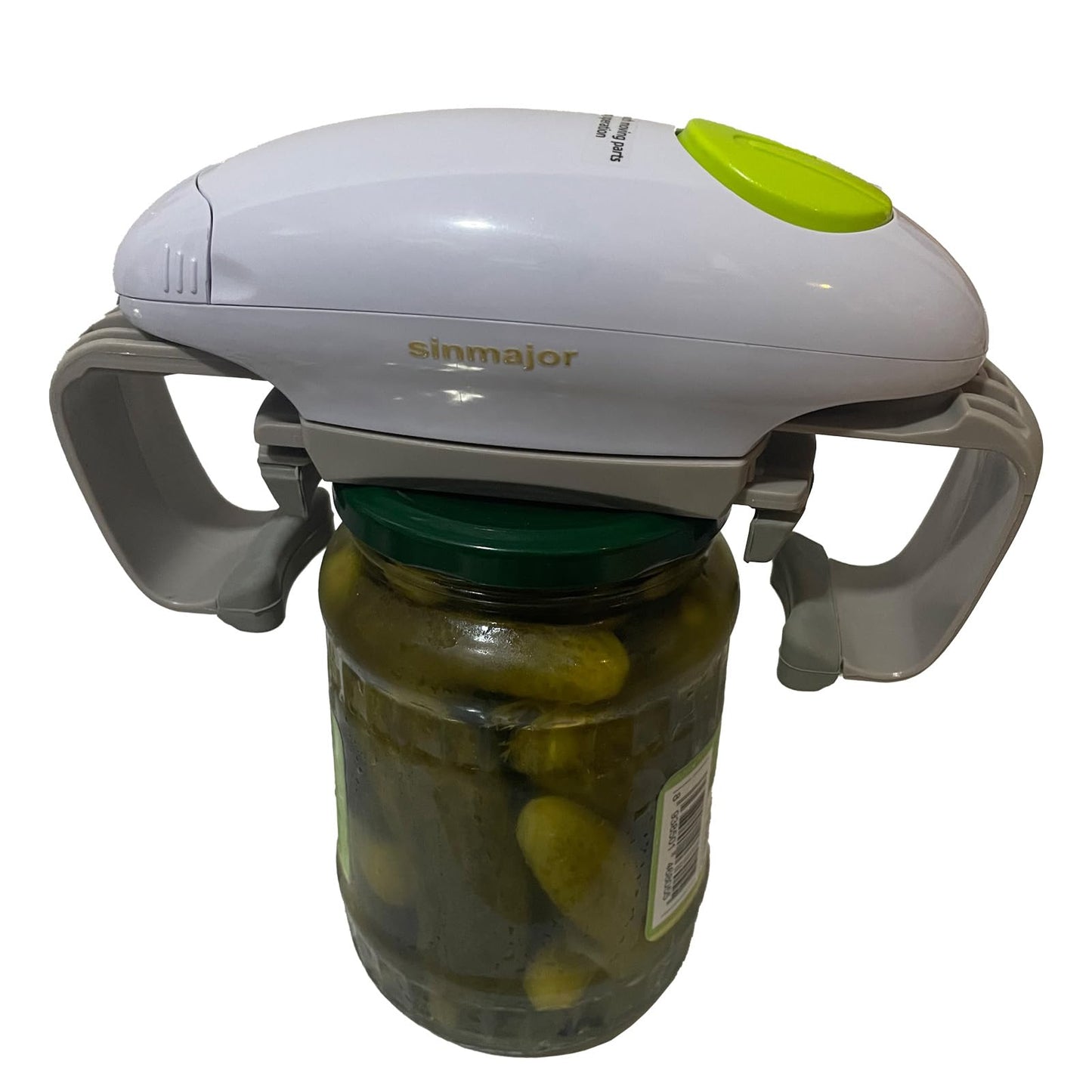 Sinmajor Electric Jar Opener, Jar opener, Automatic Jar Opener, Automatic Jar Opener for seniors with arthritis, fits almost all lid sizes, Not applicable to plastic jars(Only seller:Sinmajor)