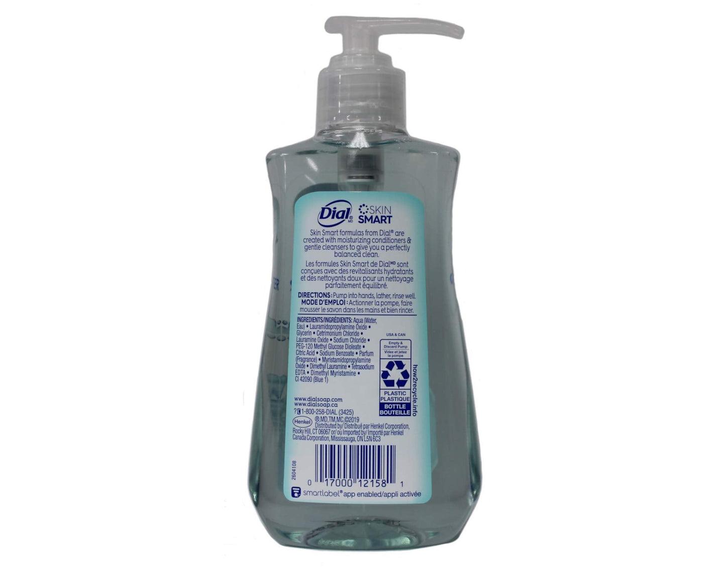 Dial Liquid Hand Soap, Coconut Water & Mango, 7.5 Fluid Ounces - 017000121581 017000121598