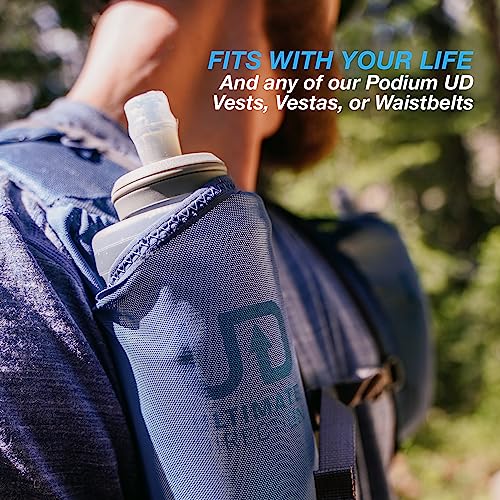 Ultimate Direction Body Bottle (450mL or 500mL) Collapsible Soft Flask Water Bottle for Hydration Vests, Running Packs or ...