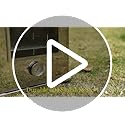 Lineslife Foldable Camping Oven with 2 Tier Grill, Portable 304 Stainless Steel Camping Stove with Thermometer for Use wit...