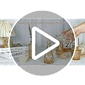UPBUD Amber Glass Bud Vases Set of 12, Gold Mini Flower Vase for Centerpieces, Small Vases in Bulk for Wedding Decoration...