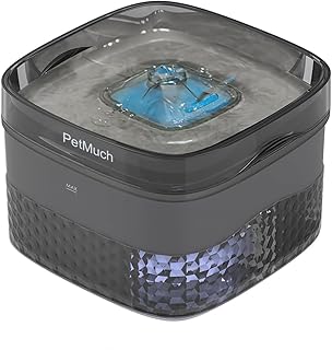 PetMuch 2.4Gal/9L Pet Water Fountains for Medium and Large Dogs and Multiple Cats Large Capacity Automatic, Dog Water Foun...