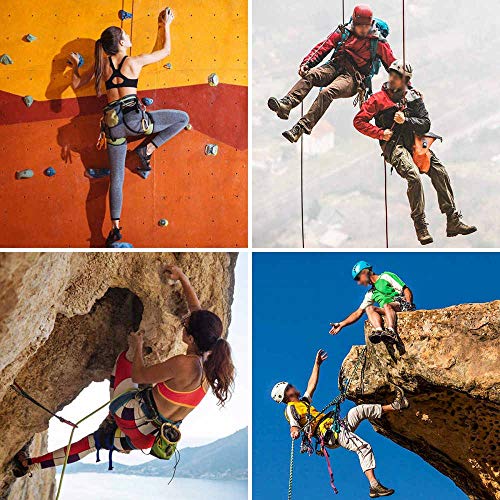 HandAcc Climbing belts, Safe Seat Belts for Tree Climbing Outdoor Training Caving Rock Climbing Rappelling Equip - Half Bo...