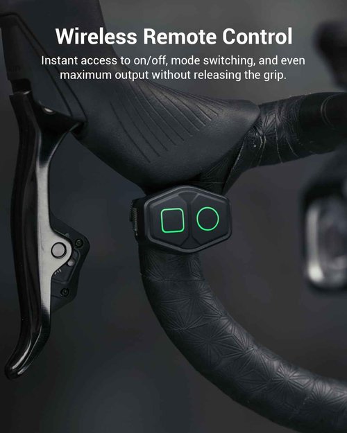 Magicshine EVO 1700 Underneath Mounted Bike Lights for Night Riding,USB-C Rechargeable Bike Headlight, IPX 6 Waterproof Bike Front Light for Road Urban Cyclists