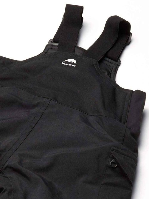 Burton Youth Toddlers' Maven Water Proof Snow Bib Pants (Toddler, 18m, Black)