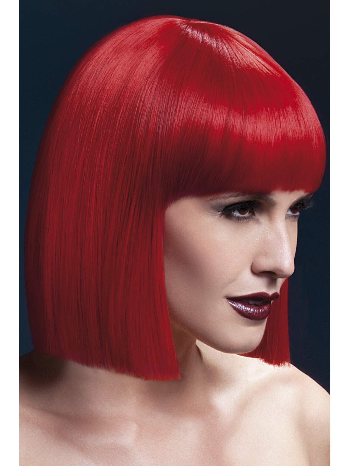 Smiffys Womens Fever Lola Wig,Red,One Size