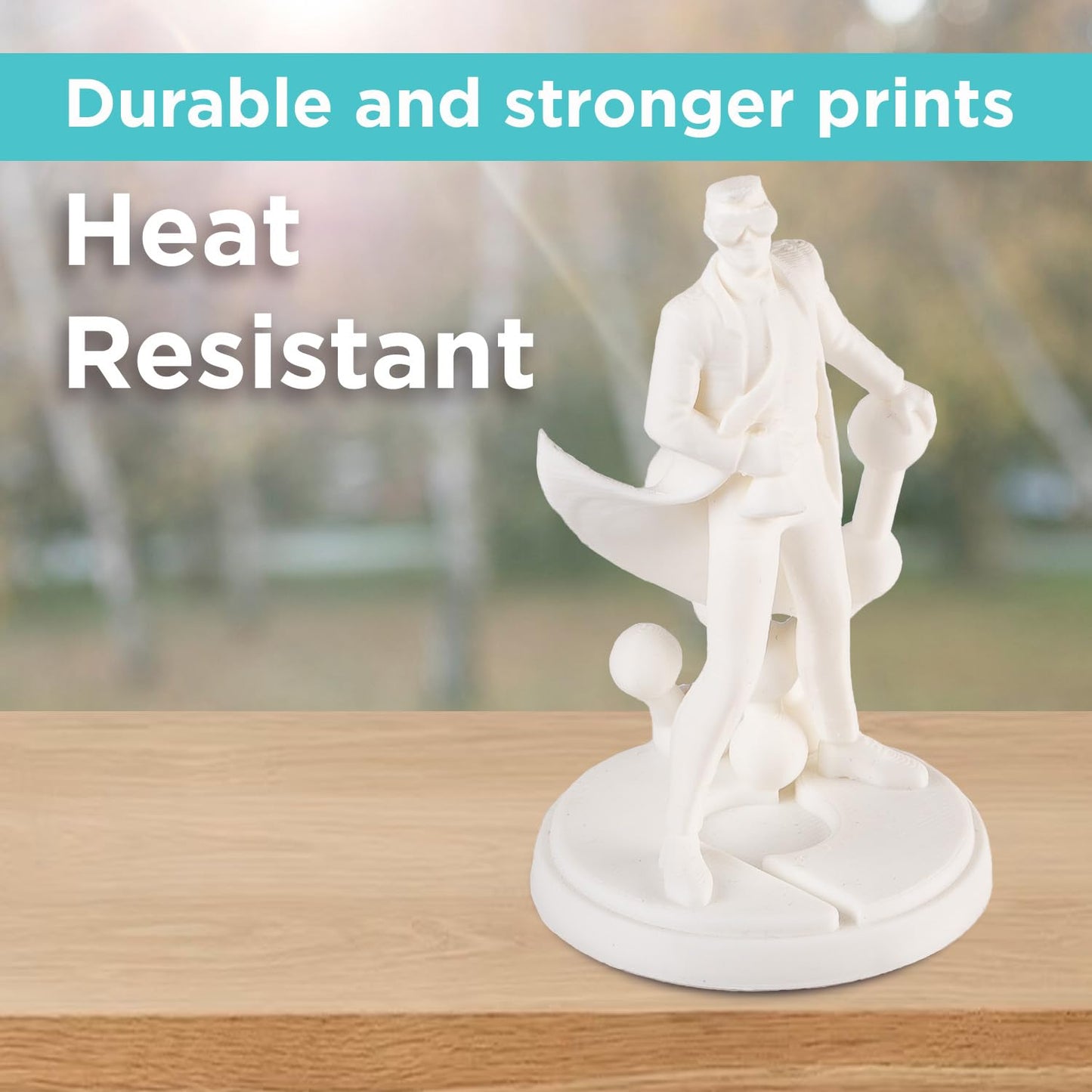 Polymaker ABS Filament 1.75mm White, 3D Printer Filament 1.75mm Heat Resistant 1kg - PolyLite ABS 3D Printing Filament 1.75mm, Strong & Durable, Dimensional Accuracy +/- 0.03mm