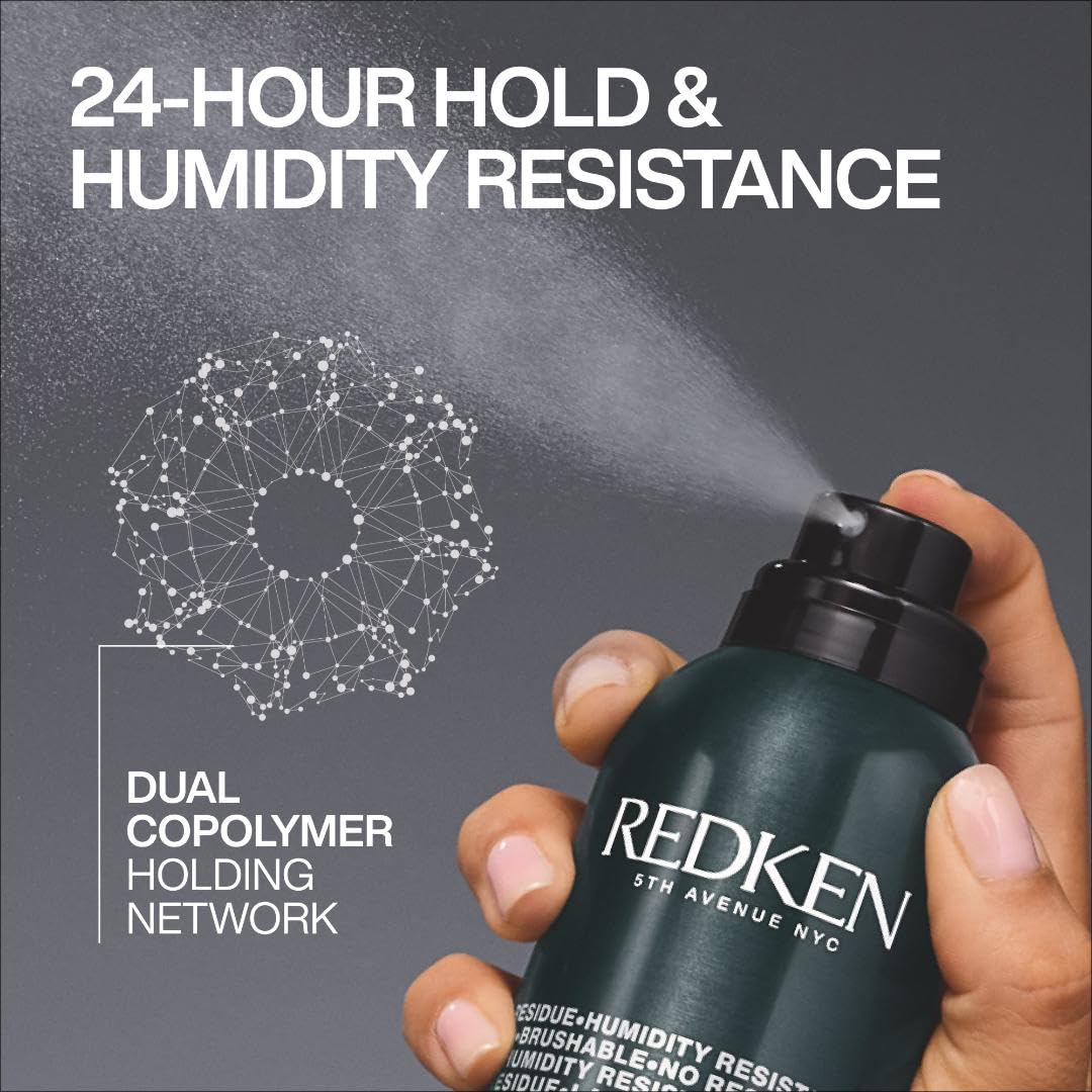 Redken Control Hairspray 28 | Extra High-Hold | Flake-Free, Quick-Drying Finish | Long-Lasting Frizz Protection | Weather & Humi