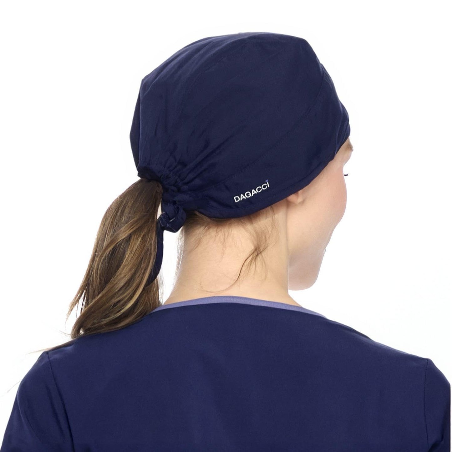 Dagacci Medical Uniform Unisex Scrub Cap (Navy Blue)