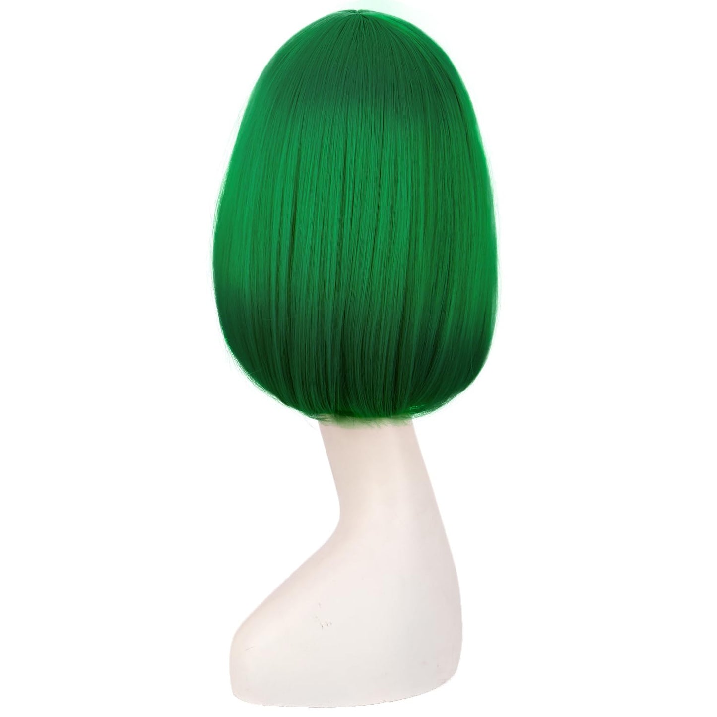 MapofBeauty 12 Inch/30 cm Fashion Unisex Short Straight Beauty Wig (Grass Green)