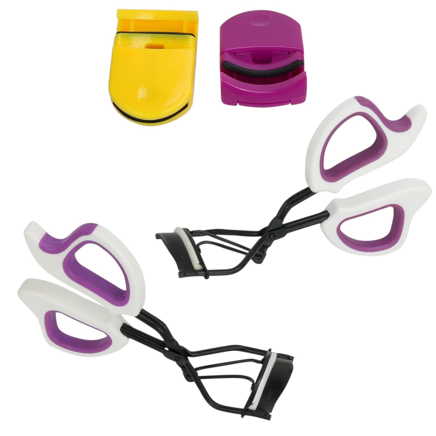 Iconikal 4-Pack Eyelash Curler Set with Travel Size Curlers