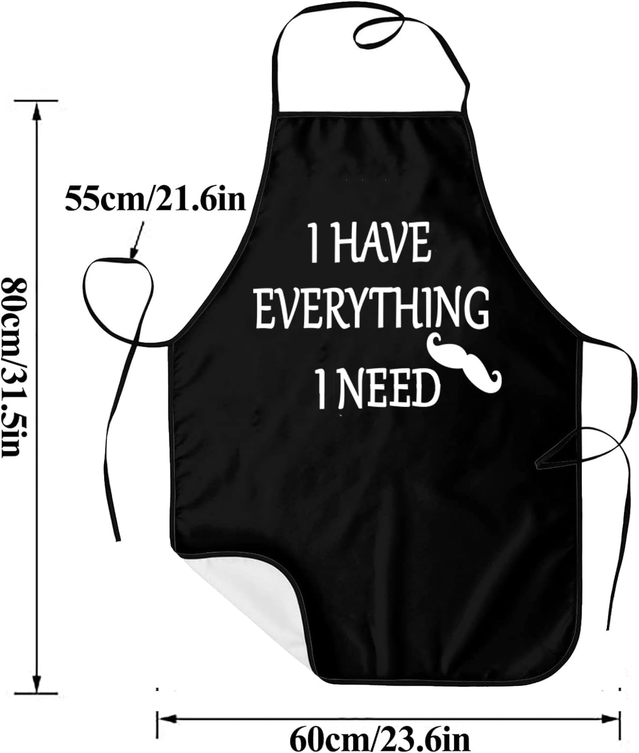 Dumoldpa 2Pcs Aprons Funny I Have Everything & I Am Everything Cooking Kitchen Aprons for Women Men Chef Valentine's Day Anniversary Wedding Gifts for Couple Cool Bridal Engagement Gifts