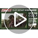 Coleman Skylodge Screened Canopy Tent with Instant Setup 10x10/15x13ft Portable Screen Shelter with 1-Minute Setup for Bu...
