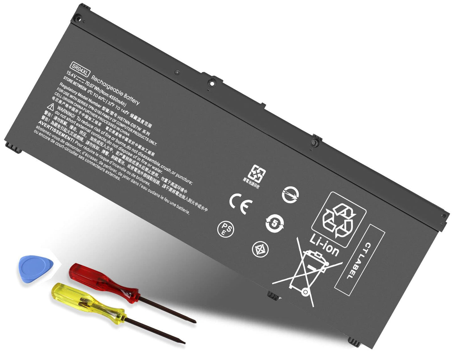 SR04XL Battery for HP Omen 15-CE0XX 15-DC0XX 15-DC1XXX Series SR03XL 15-CE019DX 15-CE198WM 15-CE015DX 15-DC0051NR Pavilion 15-CB