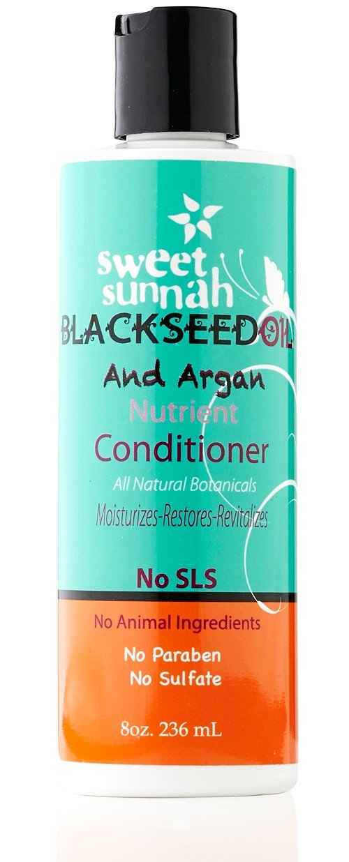 Natural High level Thymoquinone Black Seed Oil and Henna Moisture Replenishing Conditioner for all hair types by Sweet Sunnah Ri