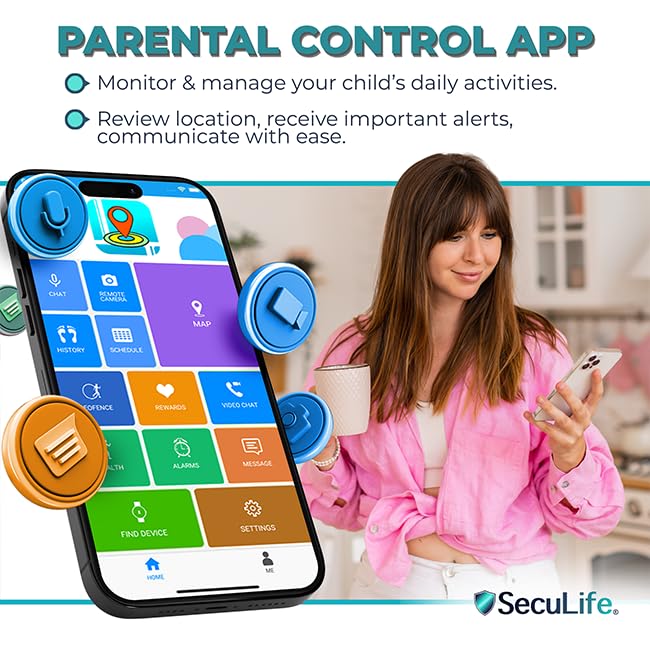 Kids Watch with GPS Tracker, Two-Way Calling, Tracking & SOS Alerts - Back to School Kids Smart Watches for Girls with Geo-Fencing, School Mode, Water Resistant, Long Battery Life & Parental Controls