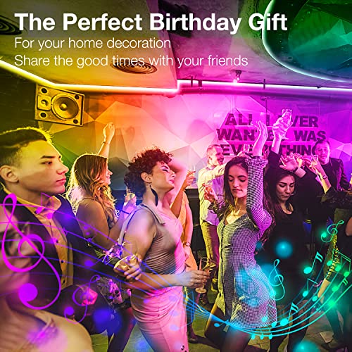 DAYBETTER LED Strip Lights 400 ft, Smart Light with App Remote Control, RGB LED Lights for Bedroom, Music Sync Color Chang...