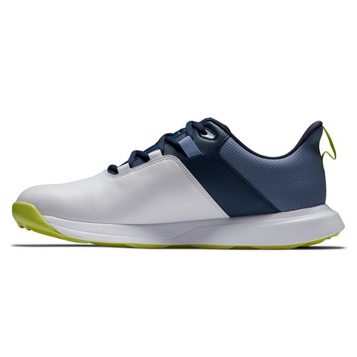 FootJoy Men's Prolite Previous Season Style Golf Shoe, White/Navy/Lime, 10.5