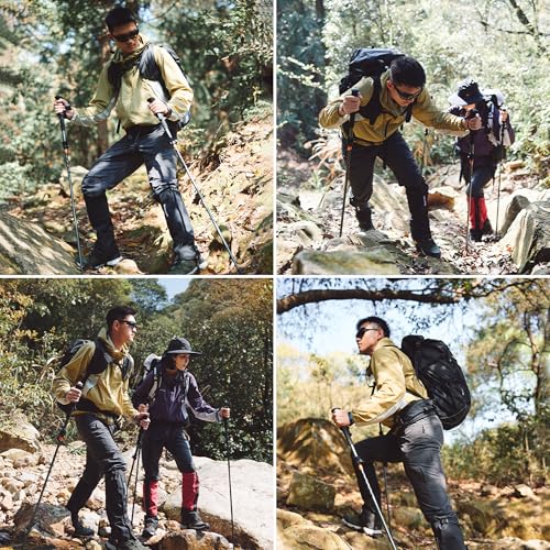 Naturehike 1 PCS UL 3K Carbon Fiber Trekking Pole-7075 Aluminum Adjustable Collapsible 3 Section Ultralight Hiking Stick w...
