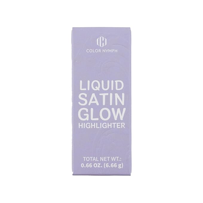 Color Nymph Glitter Liquid Highlighter Stick, Gel Cream Highlighter For Face Eye Body Chameleon Shimmer Glow Makeup Highlighters With Sponge Tip - 05# Fluorescent Sliver