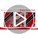 Childom 3Pcs Racing Car Plastic Tablecloth, Race Birthday Party Decorations, 54'' x 108'' Checkered Table Cloth Decor, Fav...