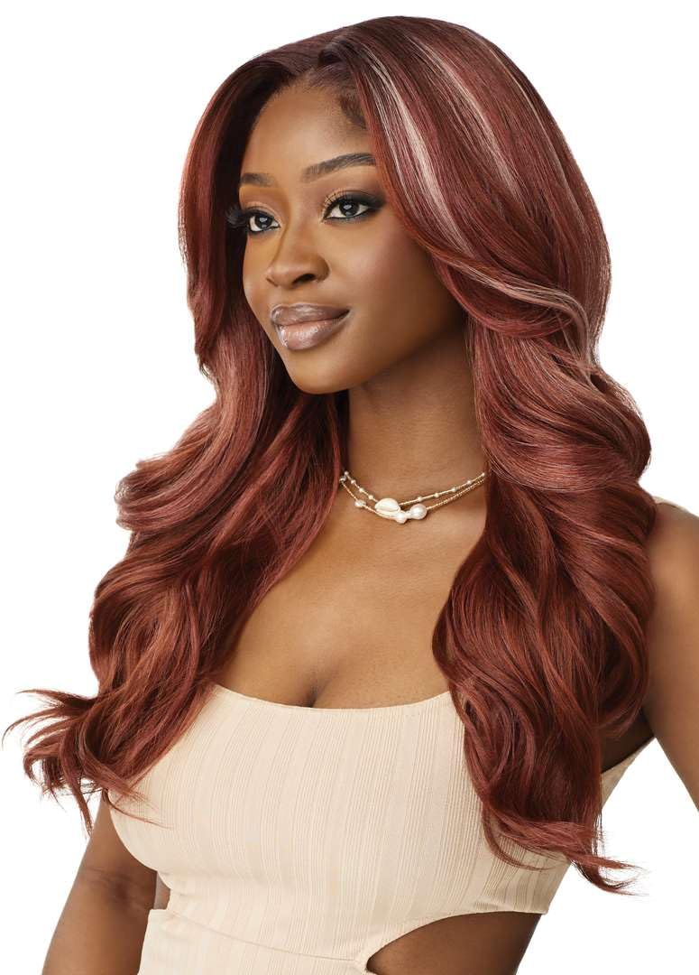 Outre Lace Front Wig - Melted Hairline - Elara (DRFF4/UC AMBER SUNRISE)
