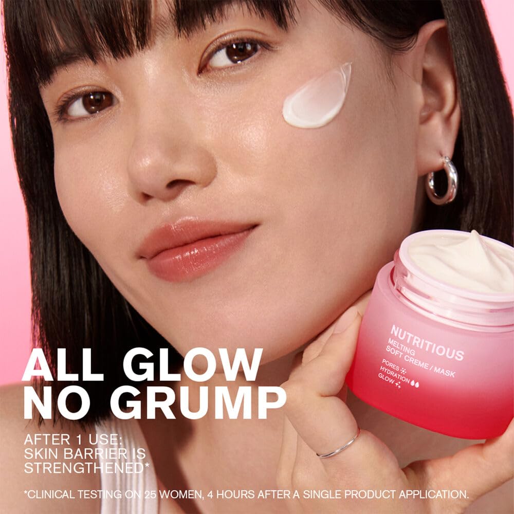 Est e Lauder Nutritious Melting Soft Cream Moisturizer/Face Mask with Niacinamide | Pore Minimizing, 1.7 Ounce