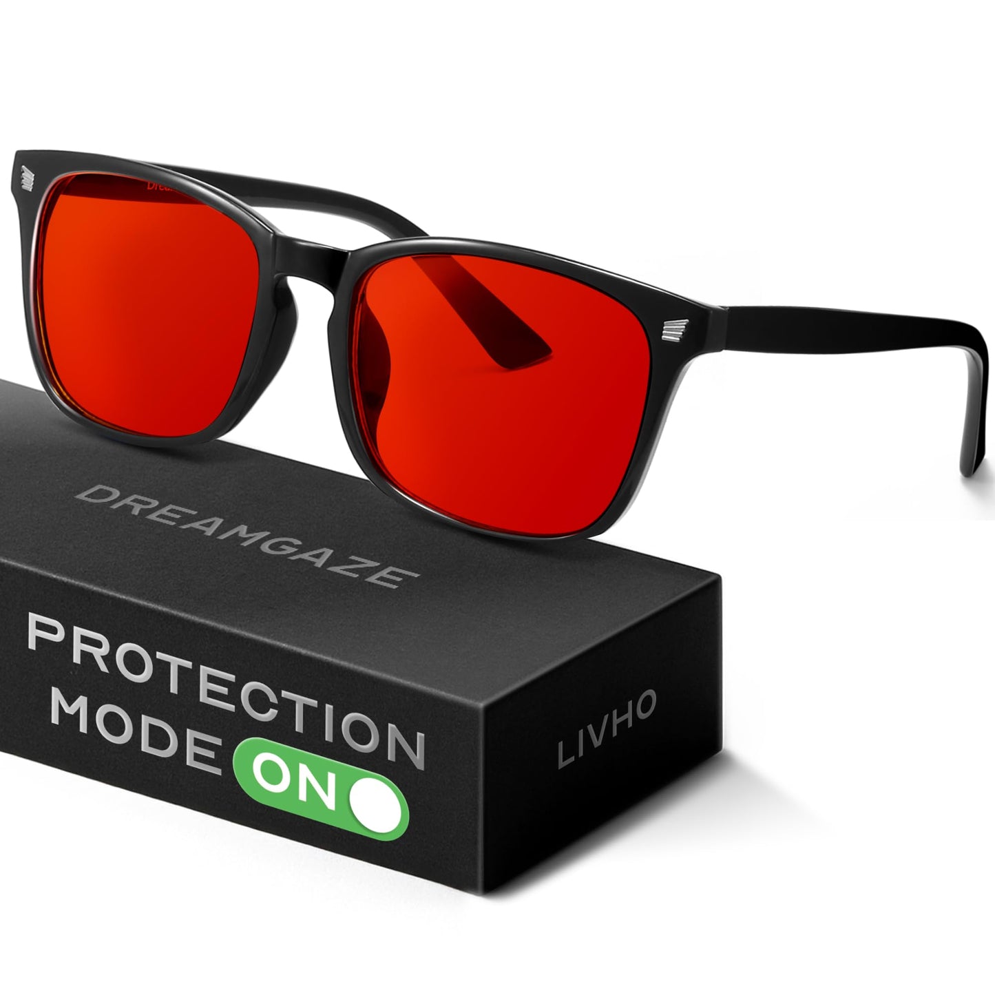 livho DreamGaze Blue Light Blocking Glasses for Better Sleep - Night Driving Premium Computer Blockers for Man and Woman
