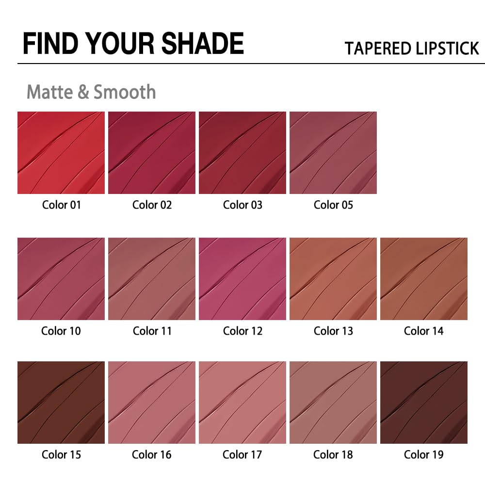 Kaely Maroon Gradient Matte Lipstick Lip Liner Pencil for Women, 2in1 Flawless Contour Gradual Ombre Effect Lip Pencil Makeup Wa