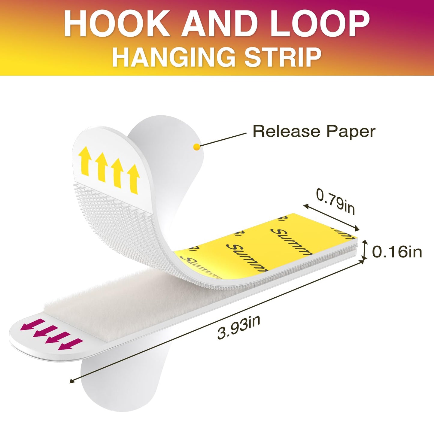 Picture Hanging Strips Heavy Duty XL 15 Pairs/30Strips, Damage Free Hanging Picture Hangers, Removable Adhesive Hook and Loop Wall Strips, Frame Stickers No Nails for Home Decor Wall Posters