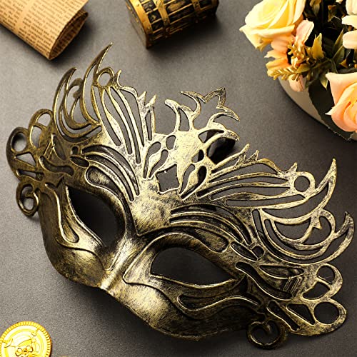 Yunsailing 15 Pcs Masquerade Masks Venetian Antique Masks with Strap for Women Men Carnival Prom Party