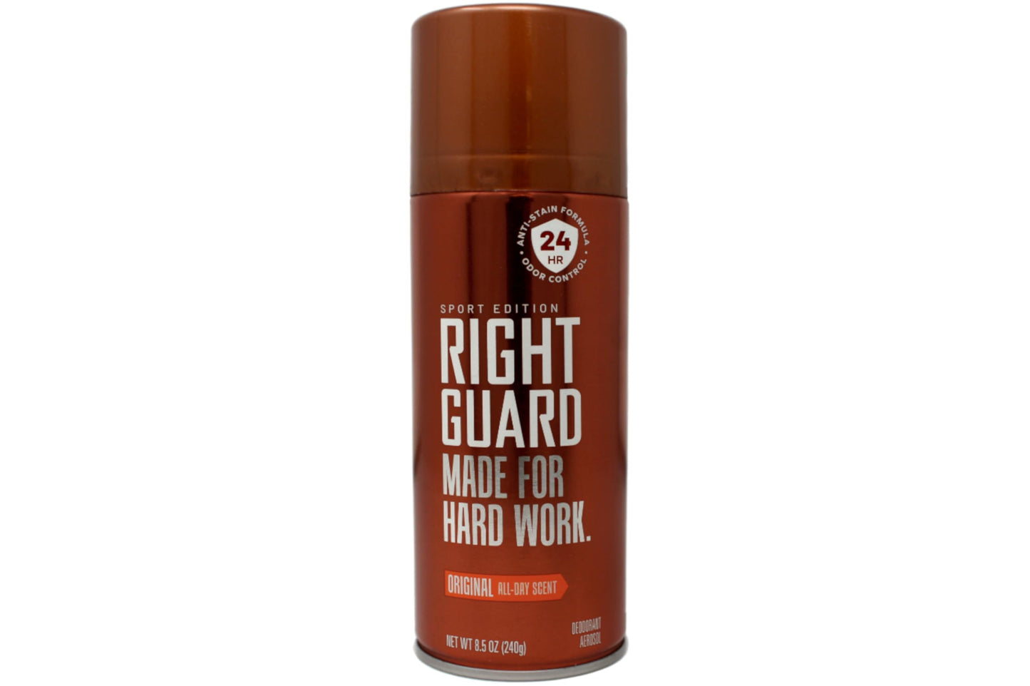 Right Guard Sport Deodorant, Aerosol, Original 8.5 oz (Pack of 12)