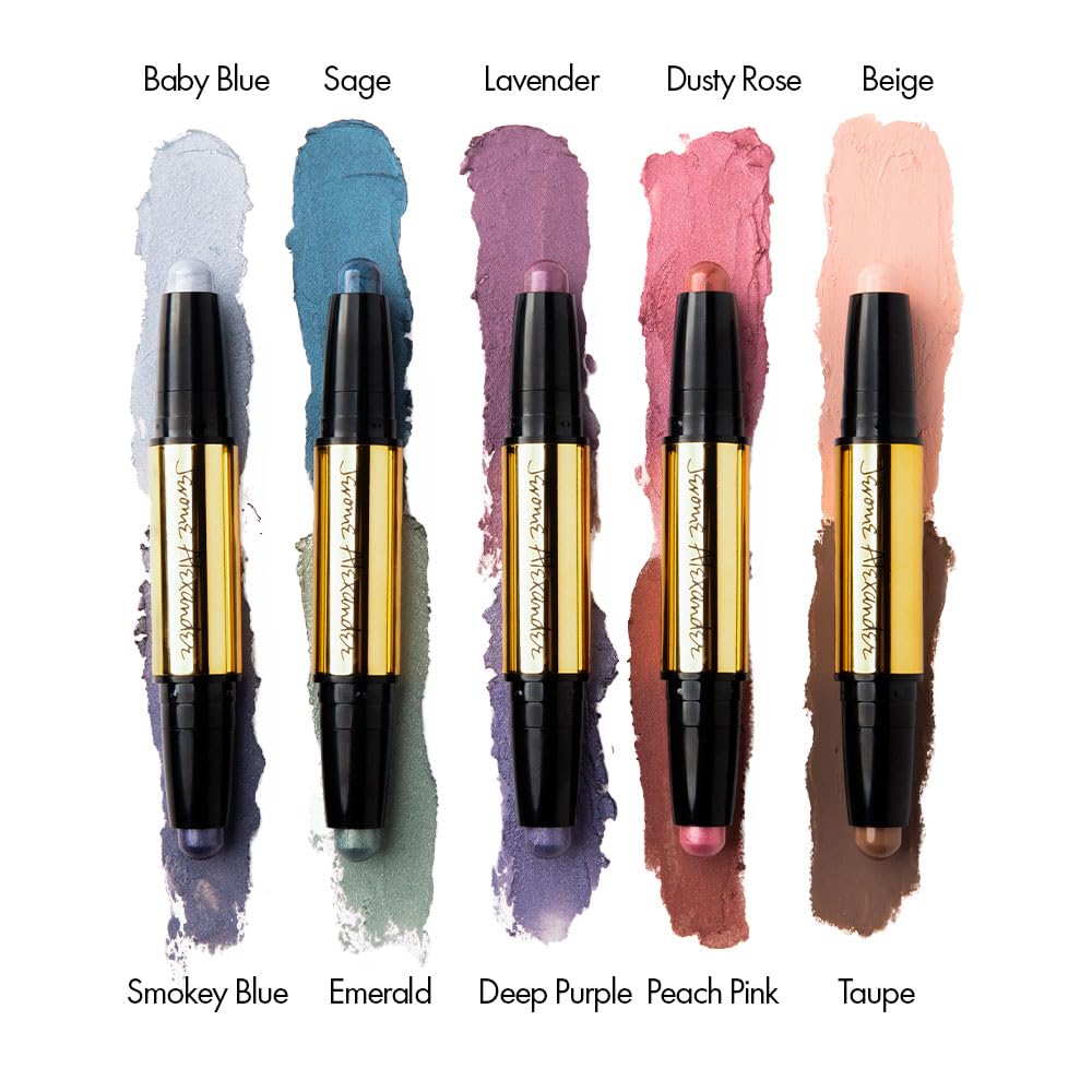 Jerome Alexander - JA Basics Dual-Ended Eyeshadow Stick (Smokey Blue/Baby Blue)