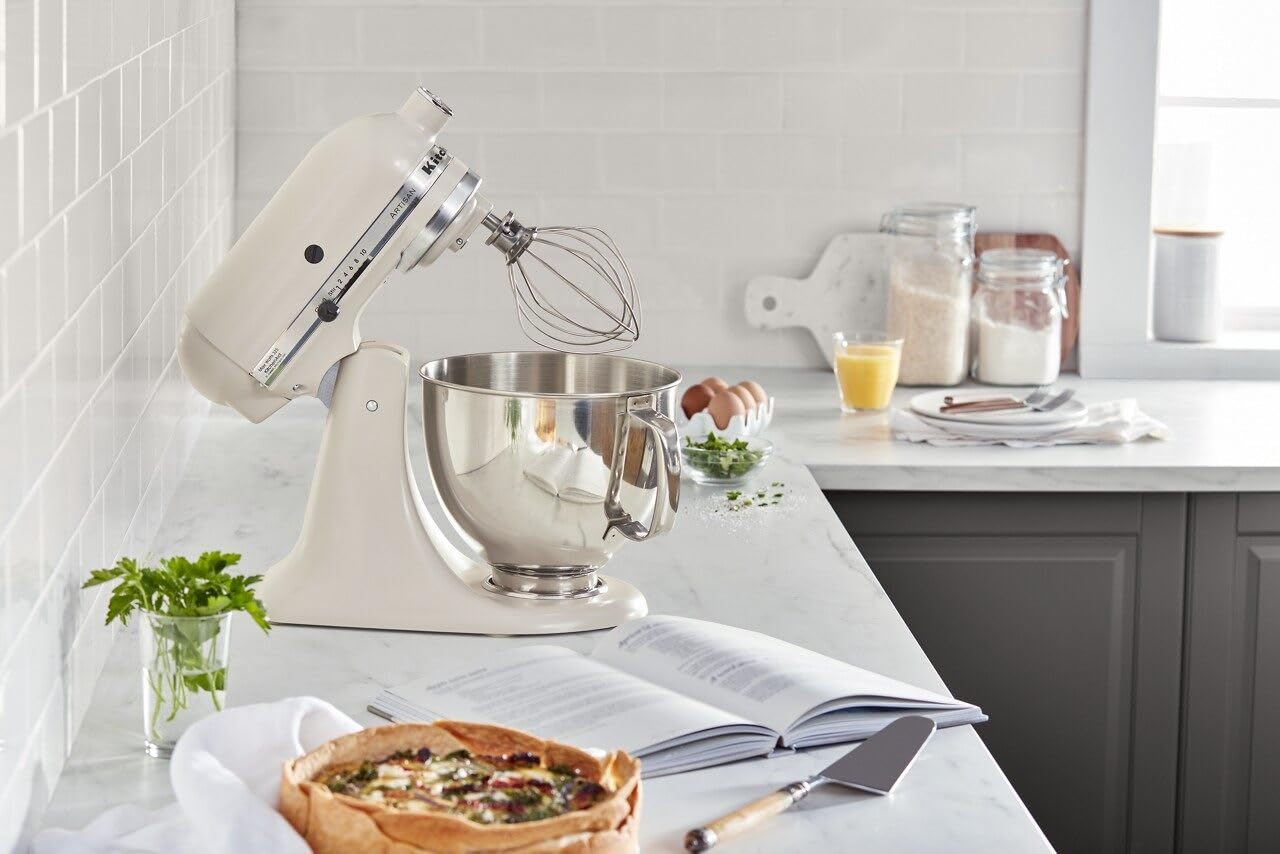 KitchenAid Artisan Series 5 Quart Tilt Head Stand Mixer with Pouring Shield KSM150PS, Milkshake
