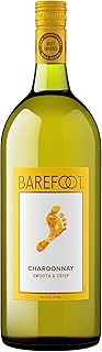 Barefoot Chardonnay, White Wine, 1.5 Liters Bottle