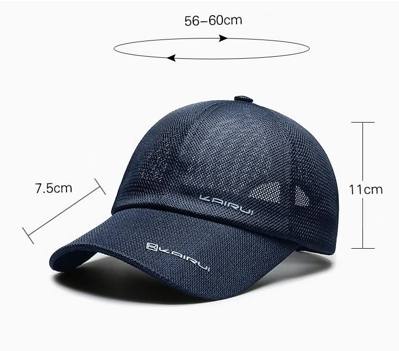 Baseball Cap for Men Summer Full Mesh Trucker Hats Breathable Running Hat Outdoor Sports