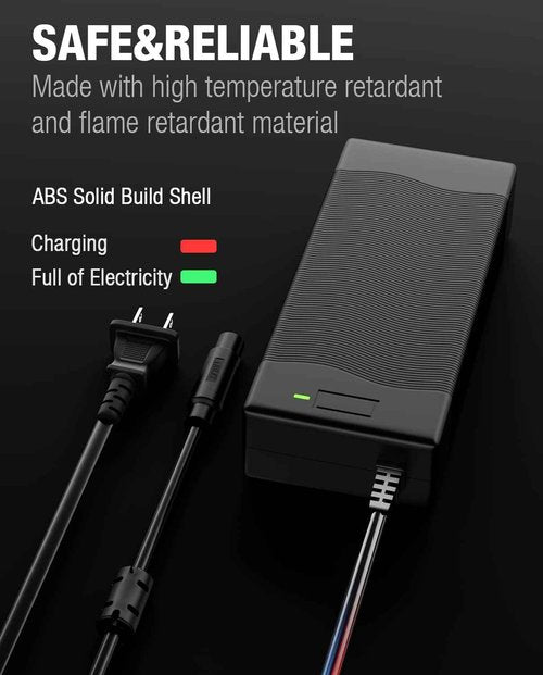 Charger for Inmotion S1F/S1/L9, 63V 1.8A Power Supply for 54V Lithium Battery 3 Prong Connector Li-on Battery Charger Power Adapter Original Accessories